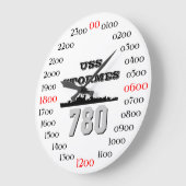 USS Stormes (DD-780) Große Wanduhr (Winkel)