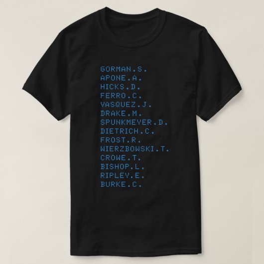 USS Sulaco Crew T-Shirt (Design vorne)