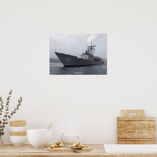 USS Taylor Poster (Küche)