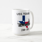 USS Texas (BB-35) 2  Kaffeetasse (VorderseiteRechts)