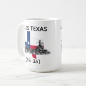USS Texas (BB-35) 2  Kaffeetasse (Vorderseite Links)