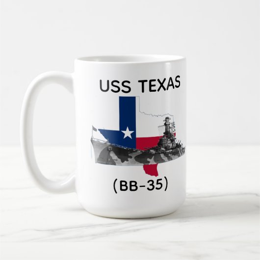 USS Texas (BB-35) 2  Kaffeetasse (Links)