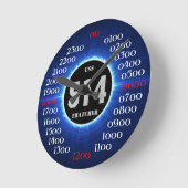 USS Thatcher (DD-514) Runde Wanduhr (Winkel)