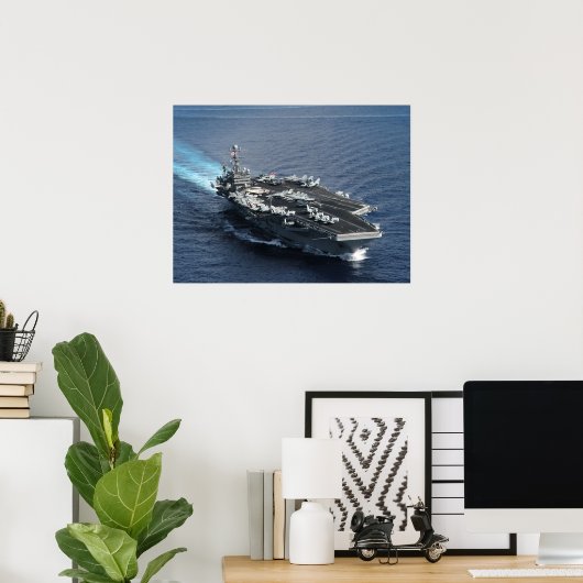 USS Theodore Roosevelt (CVN 71) Poster (Heimbüro)
