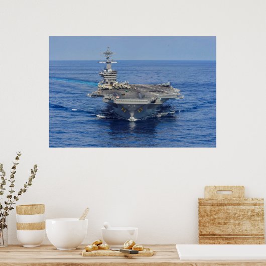 USS Theodore Roosevelt (CVN 71) Poster (Küche)