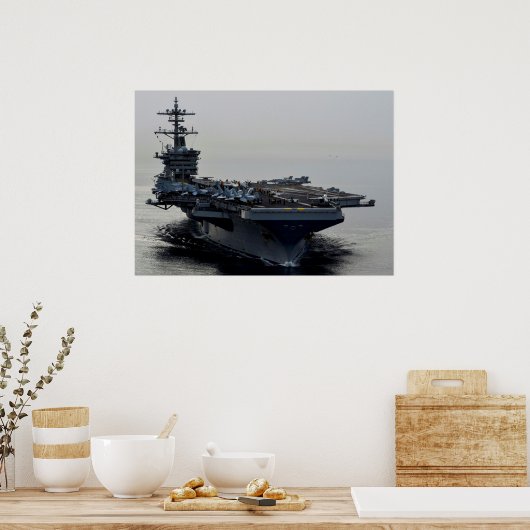 USS Theodore Roosevelt (CVN 71) Poster (Küche)