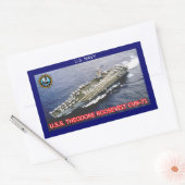 USS Theodore Roosevelt CVN-71 Sticker (Umschlag)