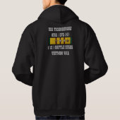 USS TICONDEROGA (CVA/CVS-14) HOODIE (Rückseite)