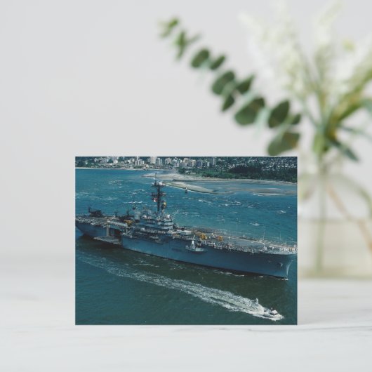 USS Tripoli", LPH 10 Postkarte (Stehend Vorderseite)