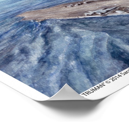 USS TRUMAN Art Print Poster (Ecke)