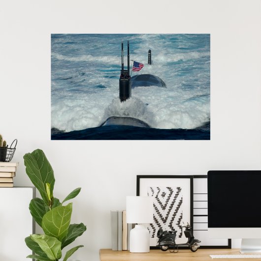 USS Tucson Poster (Heimbüro)