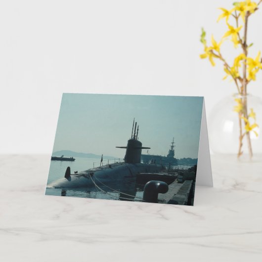 USS Ulysses Grant" U-Boot-Rakete Karte (Gelbe Blume)