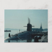USS Ulysses Grant" U-Boot-Rakete Postkarte (Vorderseite)