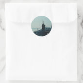 USS Ulysses Grant" U-Boot-Rakete Runder Aufkleber (Tasche)