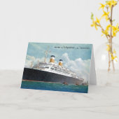 USS Unabhängigkeit u. SS-Konstitution Vintag Karte (Gelbe Blume)