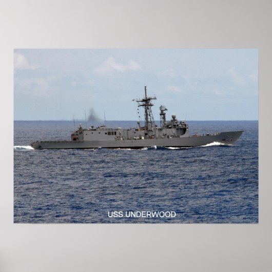 USS Underwood (FFG 36) Poster (Vorne)