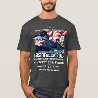 USS Vella Gulf CG72 Cruiser T-Shirt
