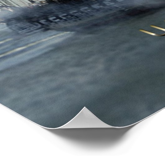 USS Verfassung Firing Cannons Poster (Ecke)