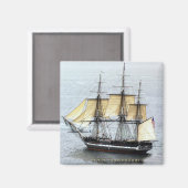 USS Verfassung Magnet (Vorderseite/Rückseite)