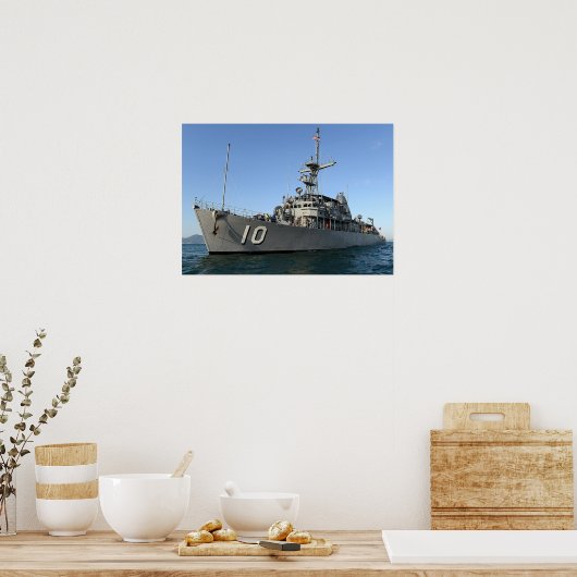 USS Warrior (MCM 10) Poster (Küche)