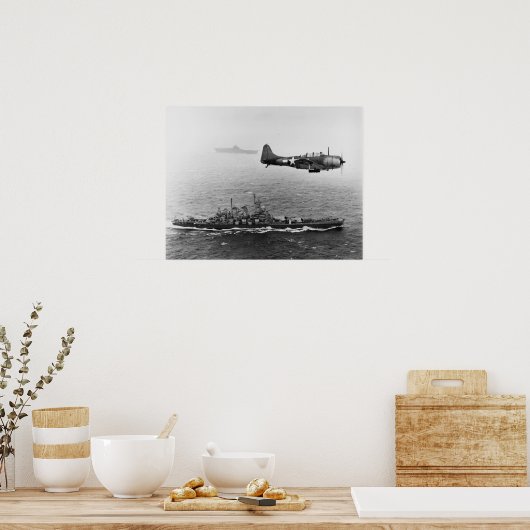 USS Washington Poster (Küche)