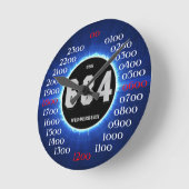 USS Wedderburn (DD-684) Runde Wanduhr (Winkel)