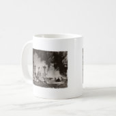 USS West Virginia im Hafen von Pearl Kaffeetasse (Vorderseite Links)