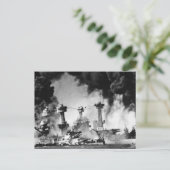 USS West Virginia im Hafen von Pearl Postkarte (Stehend Vorderseite)