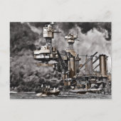 USS West Virginia Postkarte (Vorderseite)