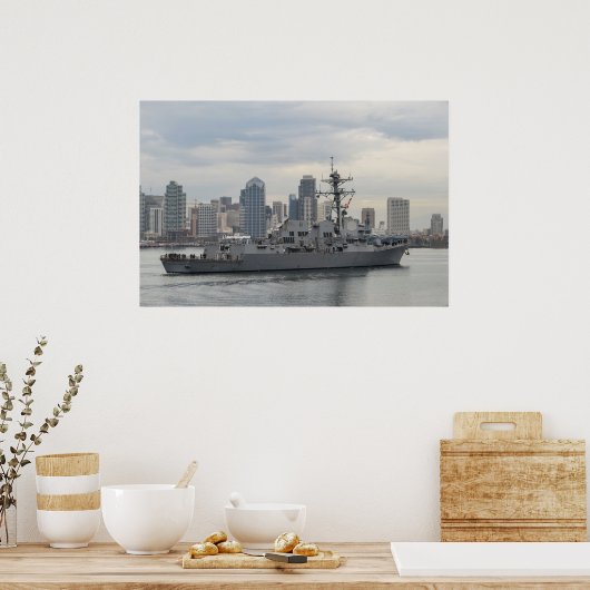 USS William P. Lawrence (DDG 110) Poster (Küche)
