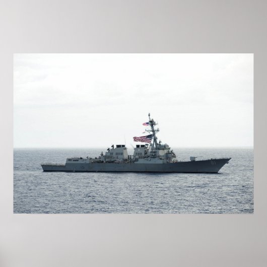 USS Winston S. Churchill (DDG 81) Poster (Vorne)