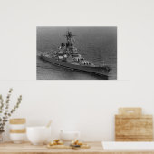 USS Wisconsin (BB-64) Poster (Küche)