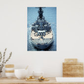 USS Wisconsin (BB-64) Poster (Küche)