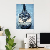 USS Wisconsin (BB-64) Poster (Heimbüro)