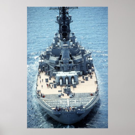 USS Wisconsin (BB-64) Poster (Vorne)