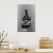 USS Wisconsin (BB-64) Poster (Küche)