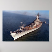 USS Wisconsin (BB-64) Poster (Vorne)