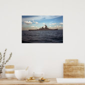 USS Wisconsin (BB-64) Poster (Küche)