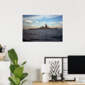 USS Wisconsin (BB-64) Poster (Heimbüro)
