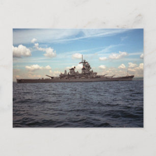 USS Wisconsin (BB-64) Postkarte