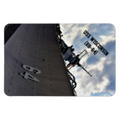 USS Wisconsin (BB-64) ~ US Militärisches Schlachts Magnet (Horizontal)