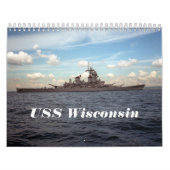 USS Wisconsin Calendar Kalender (Titelbild)