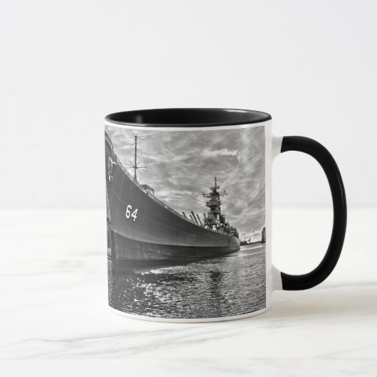 USS Wisconsin Kaffee-Tasse Tasse (Rechts)
