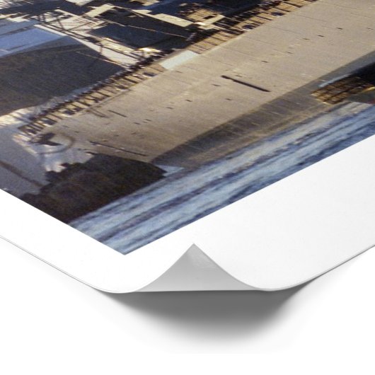 USS Wisconsin Poster (Ecke)