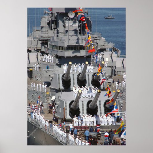 USS Wisconsin Poster (Vorne)
