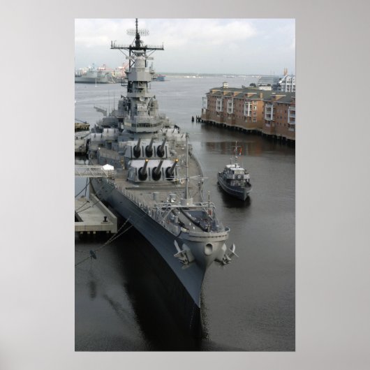 USS Wisconsin Poster (Vorne)