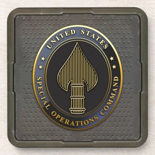 USSOCOM-Emblem Getränkeuntersetzer (Vorderseite)