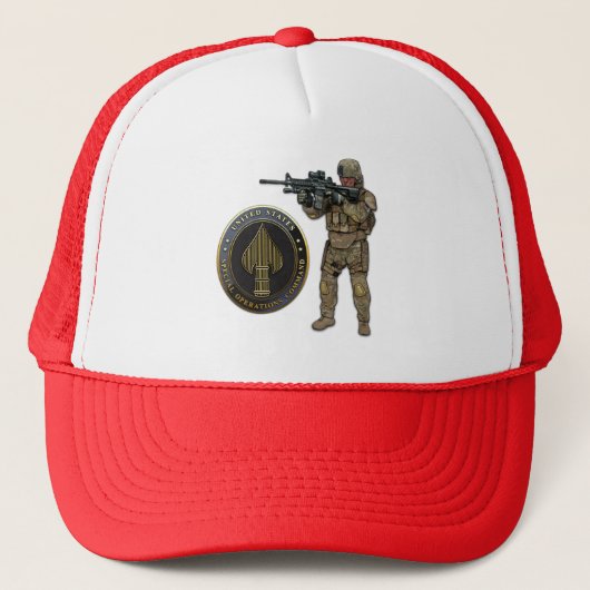 USSOCOM Infanterist Truckerkappe (Vorderseite)