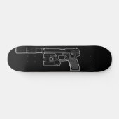 USSOCOM KENNZEICHEN 23 schwarzes Skateboard (Horizontal)