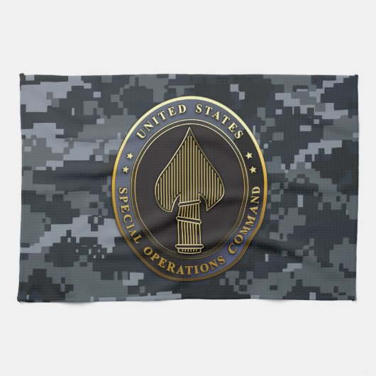USSOCOM-Symbol Geschirrtuch (Horizontal)